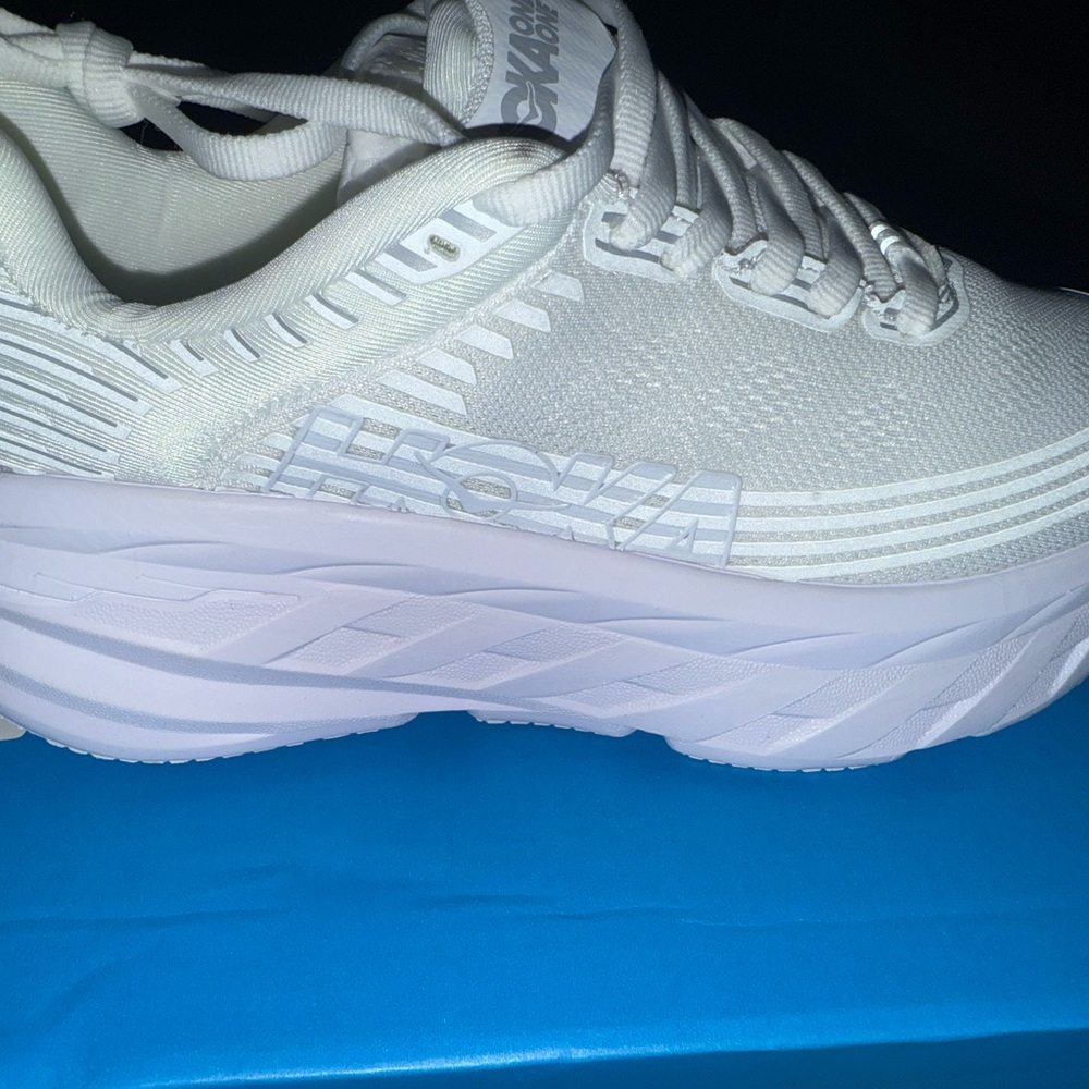 Hoka Women's All-White Athletic Shoes